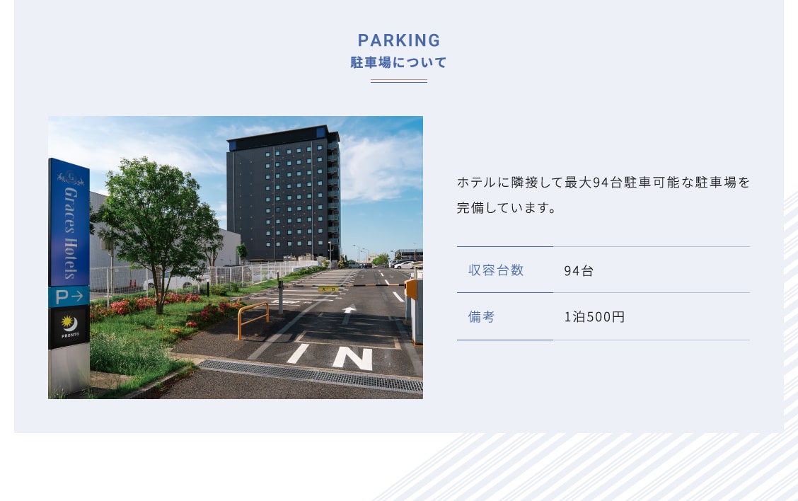 駐車場について